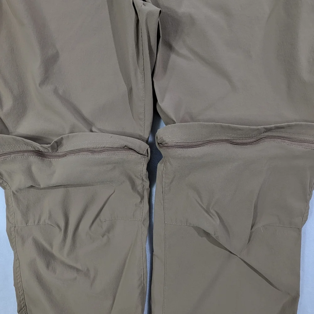 Eddie Bauer Men’s Convertible Tech Hiking Pants to‎ Shorts | Khaki 38x34